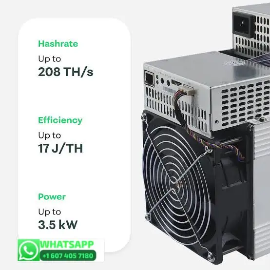 HKD MicroBT Whatsminer M60S+ 212T 3600W BTC miner include Power Supply