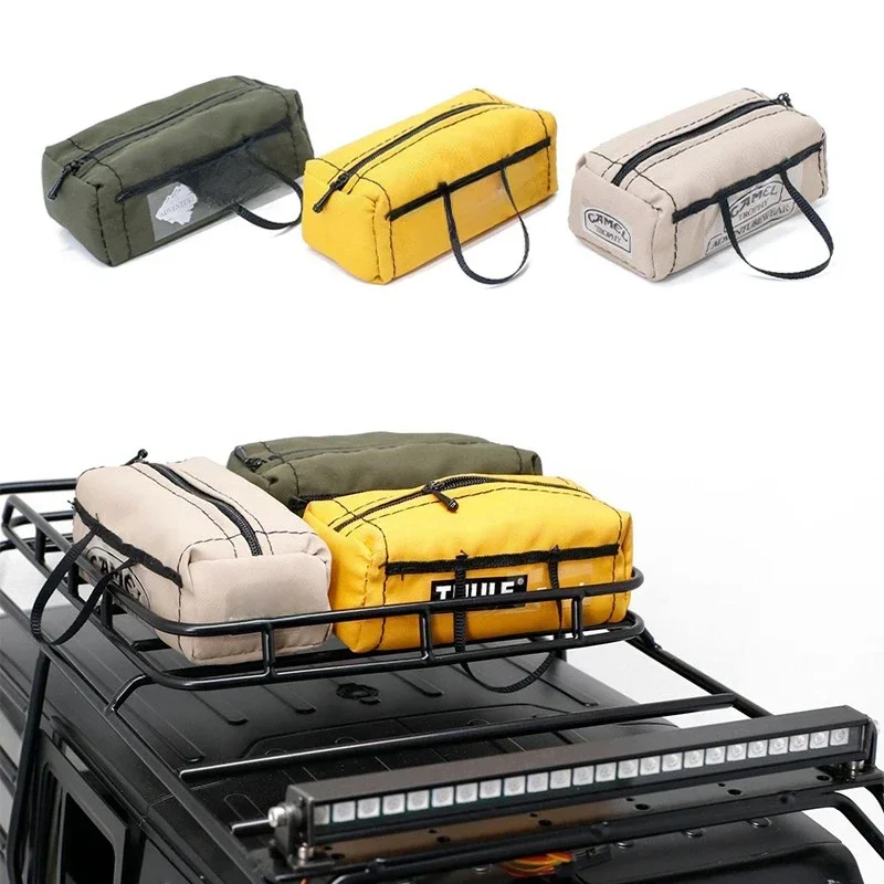 Simulierte Mini-Gepäcktasche, Handtasche, geeignet für 1:10 TRX-4 SCX10 D90 90046 RC Kletterauto-Simulationsdekoration