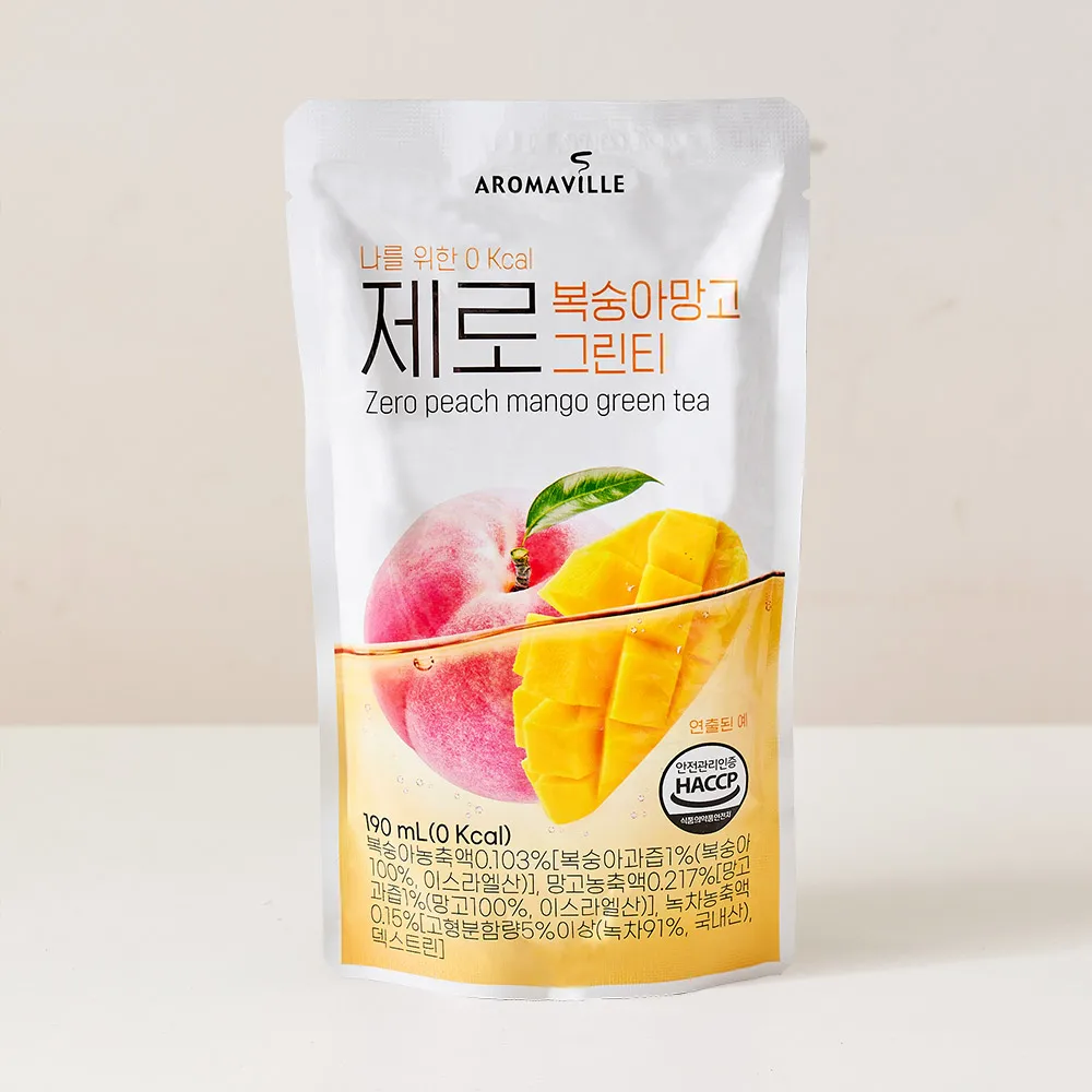 복숭아망고그린티 제로 에이드 190mlX30입