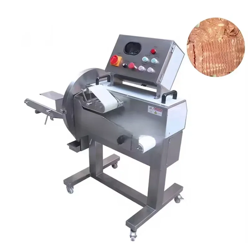 Commercial Chicken Chest Crispy Slicer Stainless Steel Large Cooked Meat Slicer Price