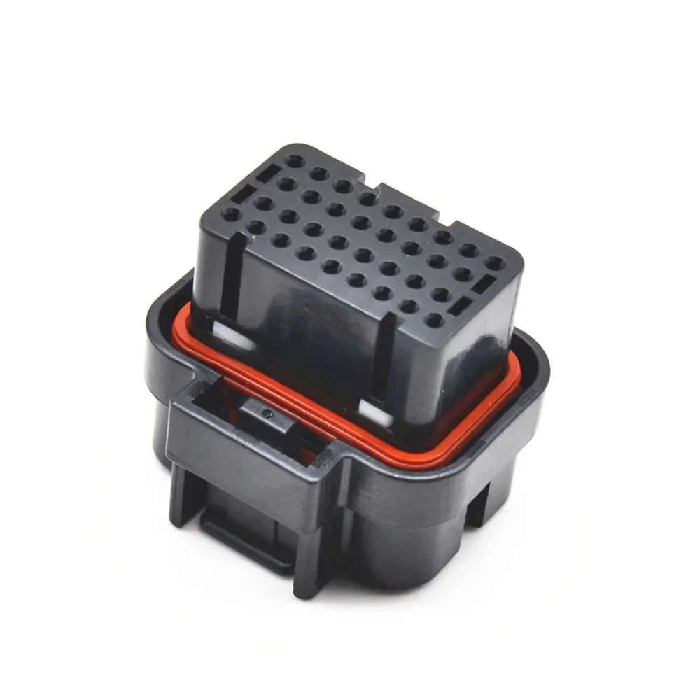 1 zestaw 34-pinowe 4 otwory AMP Super Seal Wtyczki obudowy automatyczne złącze męskie i żeńskie zawiera zaciski 3- 1437290 -9 6437288 -2 — zdjęcie 2