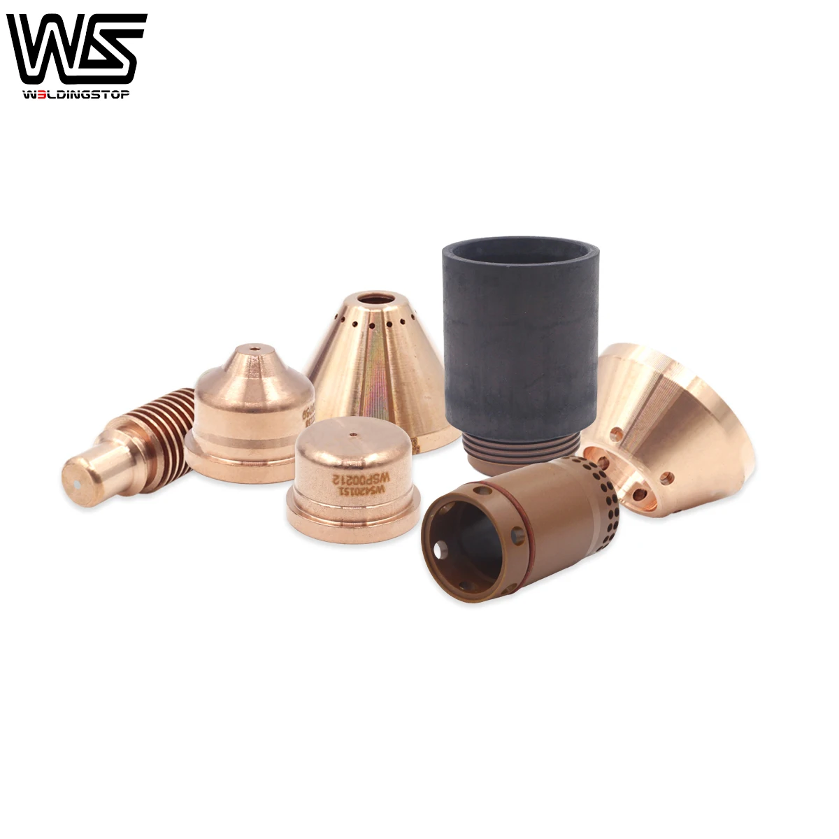 WS 220971 Electrode 220975 Nozzle / Tip Plasma Cutter Cutting Torch Consumables for 125A