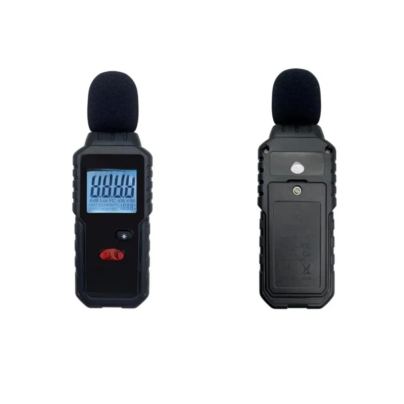 Digitale geluidsniveaumeter Geluidsdecibeldruktester 30-130dB Meetlezer - afbeelding 2