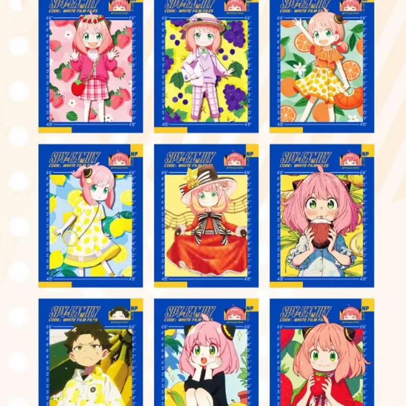 Wholesales SPY FAMILY Collection Cards Booster Box WIT STUDIO Cute Ania Rare Anime Girls Trading Cards