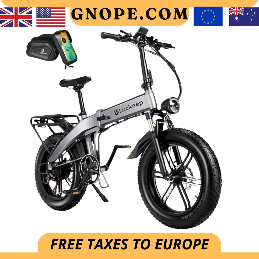 

Electric Bike for Adults 1200/1400W Peak, 28MPH 60 Miles,720WH Battery 20x 4.0 Fat Tire Folding Ebikes