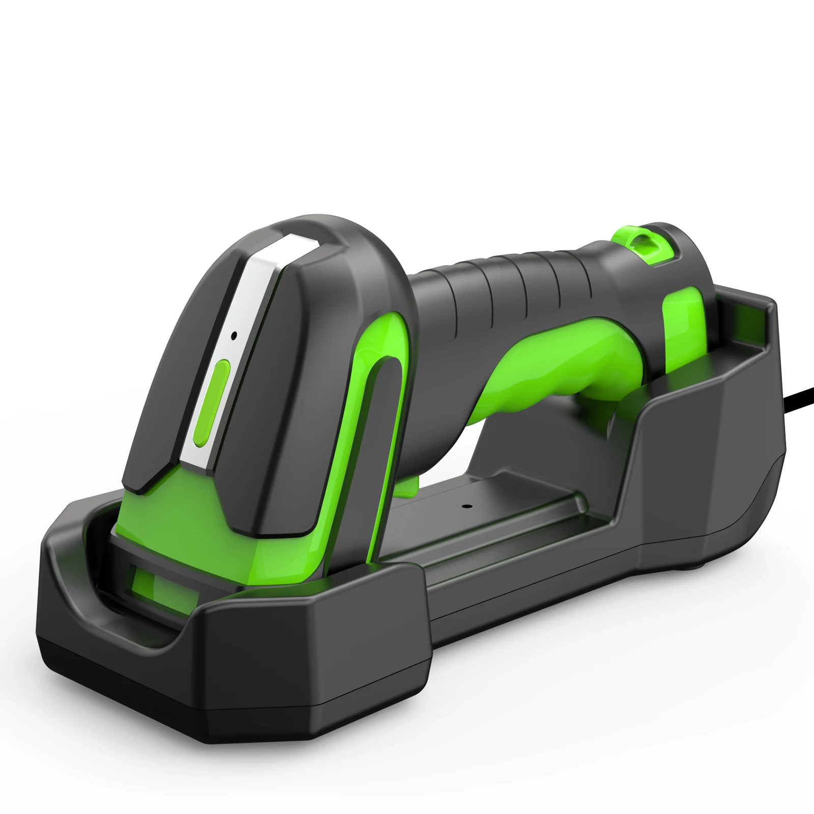 

Беспроводной сканер штрих-кода Bluetooth 1D/2D 433 МГц, расстояние передачи 2625 футов, аккумуляторная батарея 2600 мА * H, режим инвентаря