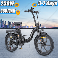Hillmiles MilePort 1 Electric Bike 250W Brushless Motor 36V13Ah Battery Mountain City Ebike Range 60Km Foldable Electric Bicycle