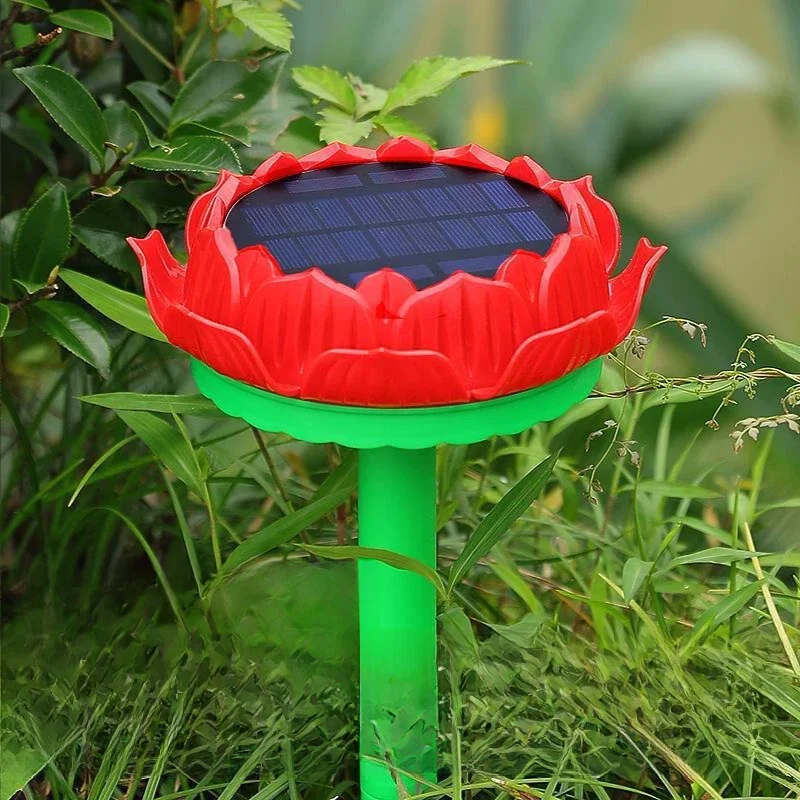 AliExpress NONE Outdoor solar Buddhist sutra player 24 Hours Cycle Music Machine Rain and Lightning Protection with 46 Song Beast repeller