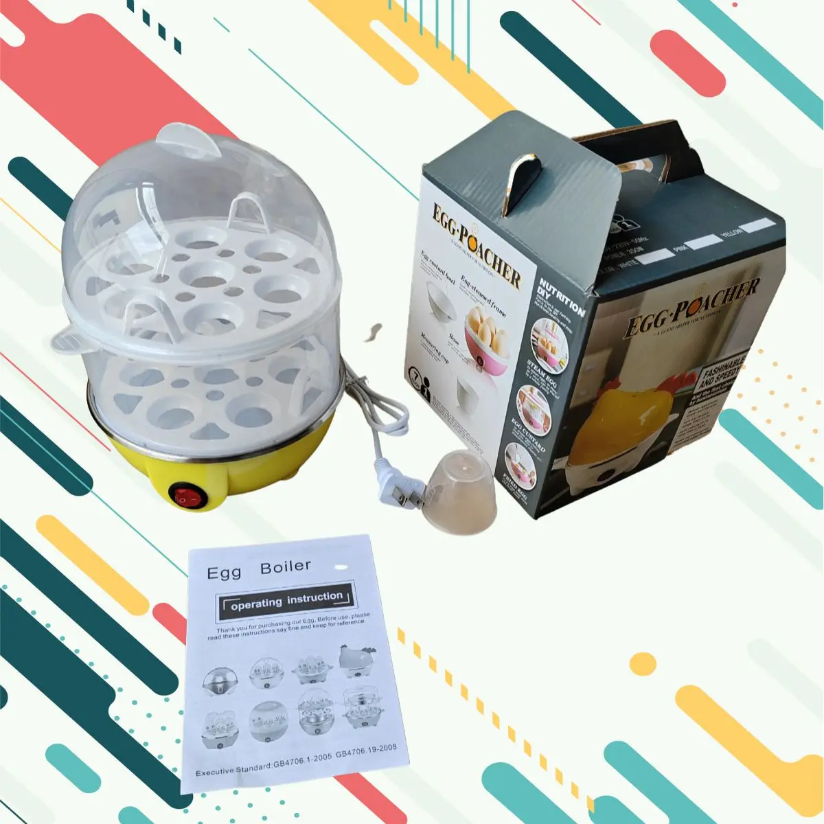 غلاية بيض بخارية، غلاية متعددة الوظائف بطبقتين