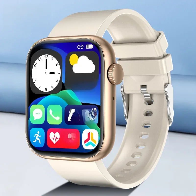 LIGE nouvelles femmes montre intelligente 1.85 pleine touche Bluetooth appel montre-Bracelet intelligente température corporelle montre Bracelet de sport hommes Smartwatch