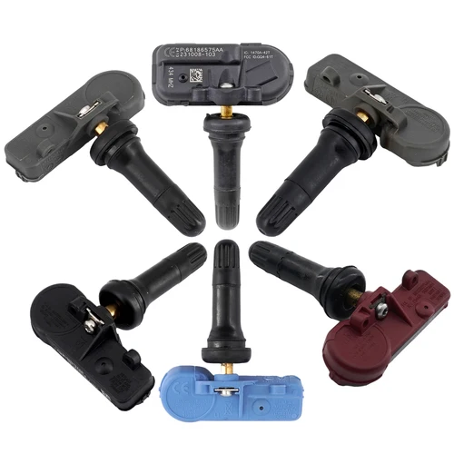 Imagen 2 del producto Kit de reparación de repuesto de vástago de válvula de goma con Sensor de presión de neumáticos TPMS para GM Chevrolet Cadillac GMC Opel/Vauxhall Ford Lincoln