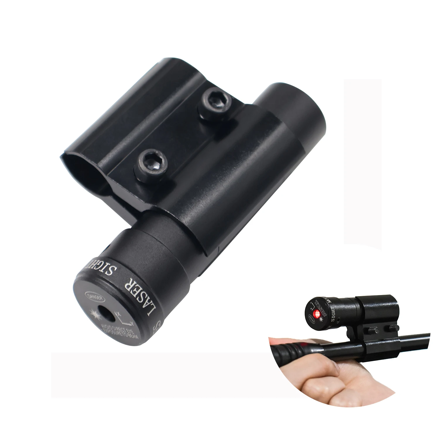 المهنية ضوء الأشعة تحت الحمراء الصيد رود مساعد جهاز الصيد البصرية المعدات البصرية مع مشبك مسطح بدون بطارية #1