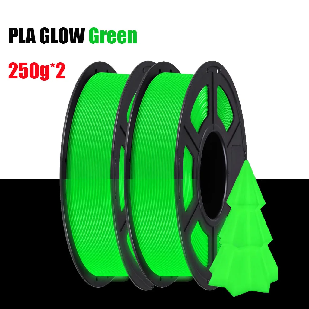 

Светящаяся в темноте нить, зеленая, PLA-нить 1,75 мм, набор для 3D-принтера, 500 г