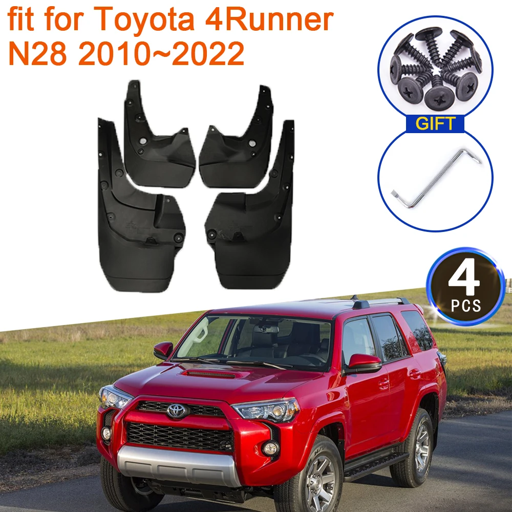 4x Mudguard for Toyota 4Runner N28 2010~2022 Accessories 2012 2013 2015 2018 2020 Mudflap Fenders Splash Guards Front Rear Wheel