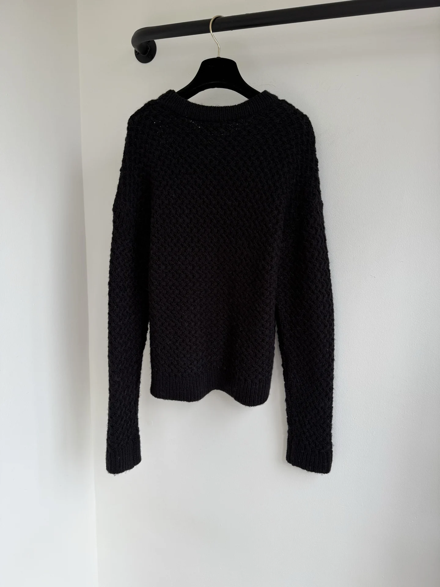 

25 autumn/winter new women's pullover round neck temperament knitted solid color long sleeved high-end high-quality sweater