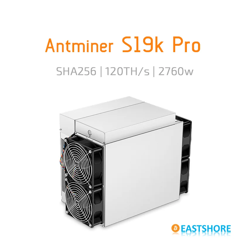 BUY 6 GET 3 FREE Brand New Antminer S19k Pro 115Th 2645W BTC Bitcoin Miner Asic Miner include PSU