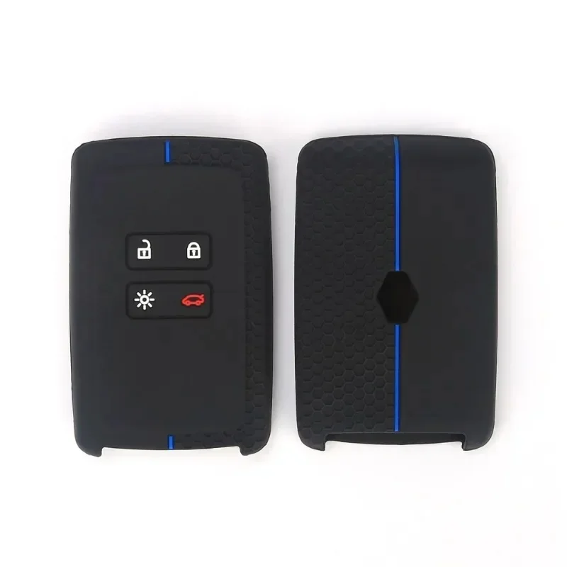 Housse de clé en Silicone pour Renault Austral Kadjar Clio Megane Captur Arkana Koleos Zoe Scenic Dacia Sandero Duster Logan Jogger
