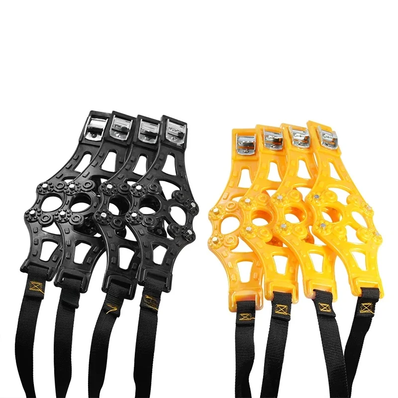 Chaîne antidérapante pour voiture SUV, pneus de boue de neige à usage général, roue universelle épaisse et élargie, chaîne de neige pour camion d'hiver, 4 pièces