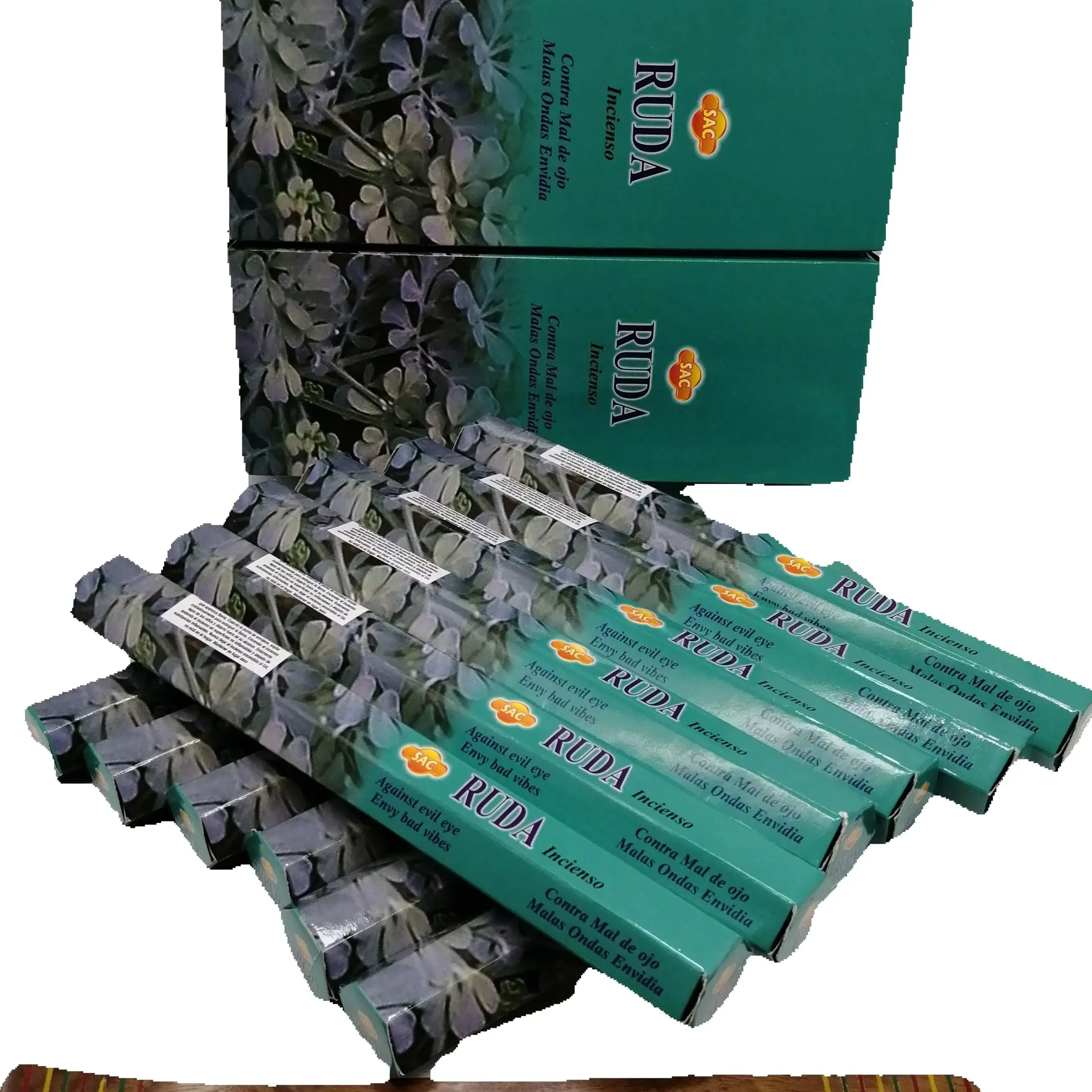 Incienso de Ruda de sac 12 cajitas de 20 جرامًا كاجتيًا إجماليًا 240 جرامًا fsabricado en India