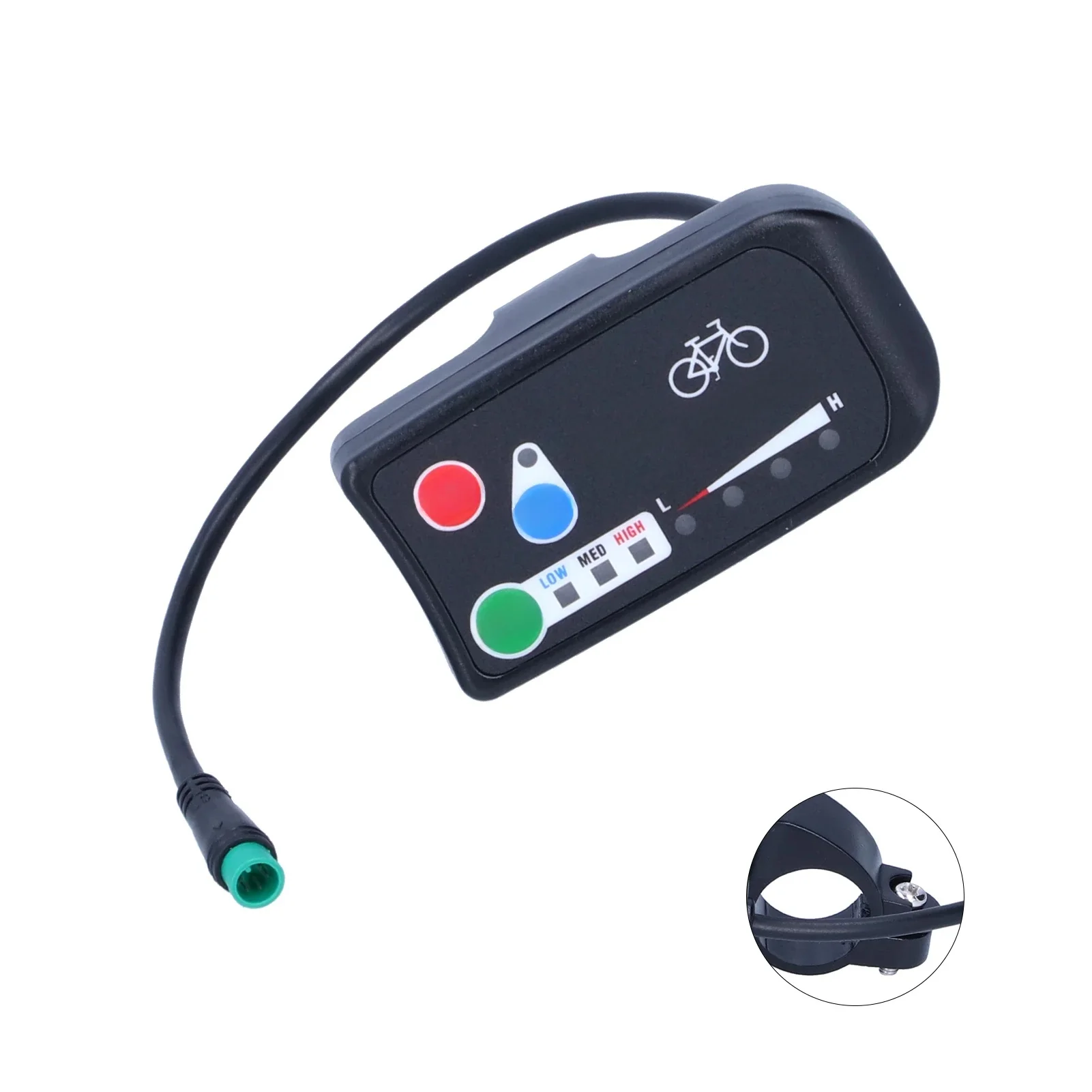 AliExpress Qiilu New LED Display 36V 48V Electric Bicycle KT LED LED 880 E-Bike Control Panel Display Electric Bike Parts for Controller