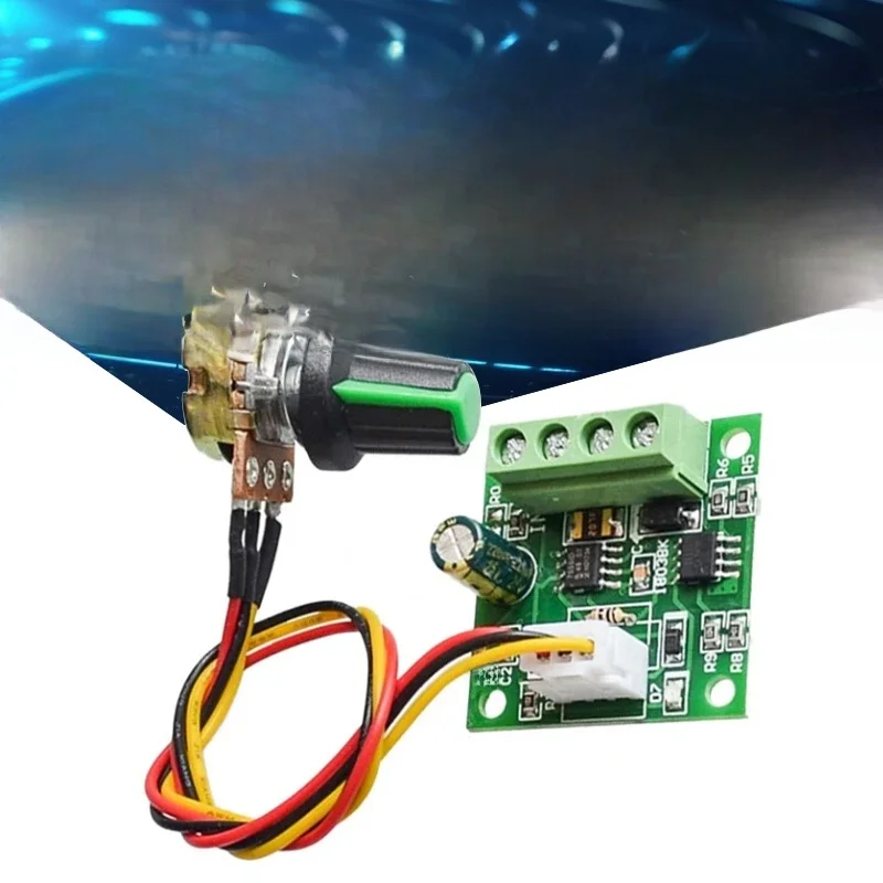 Contrôleur de vitesse de moteur à courant continu PWM, pipeline de fusibles, protection contre les surintensités avec interrupteur à potentiomètre à bouton, haute précision, 1.8V, 3V, 5V, 6V, 9V, 12V