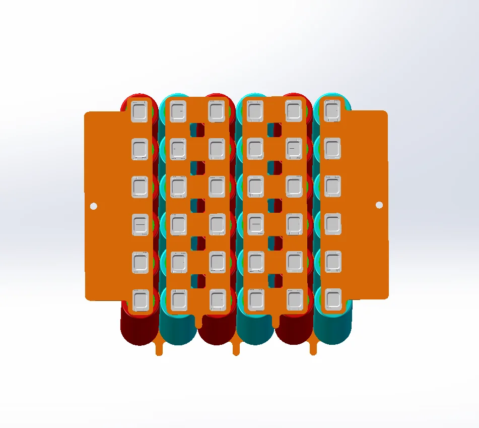 6S6P UAV Battery Copper Busbars, High Current Conductive for Drone Lithium Battery Pack, Low Resistance, Good Weldability