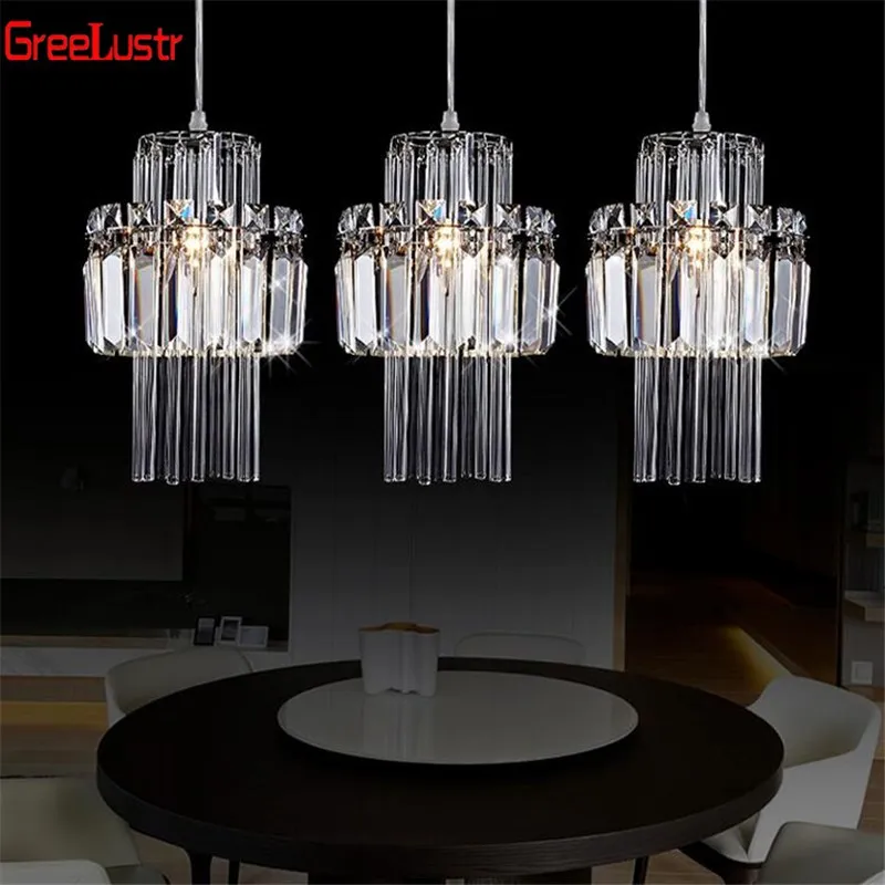 Crystal Pendant Light Lustre Indoor Decora Led Chandelier Living Room Bedroom Hanging Lamp Nordic Suspension Lighting Luminaires