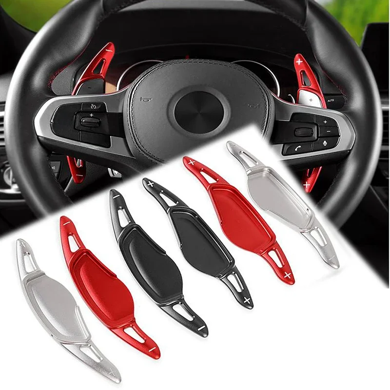 Pour BMW série 5 G30 série 7 G11 G12 X3 G01 X4 G02 F90 2017 2018 style de voiture palette de changement de vitesse Extension de levier de vitesse