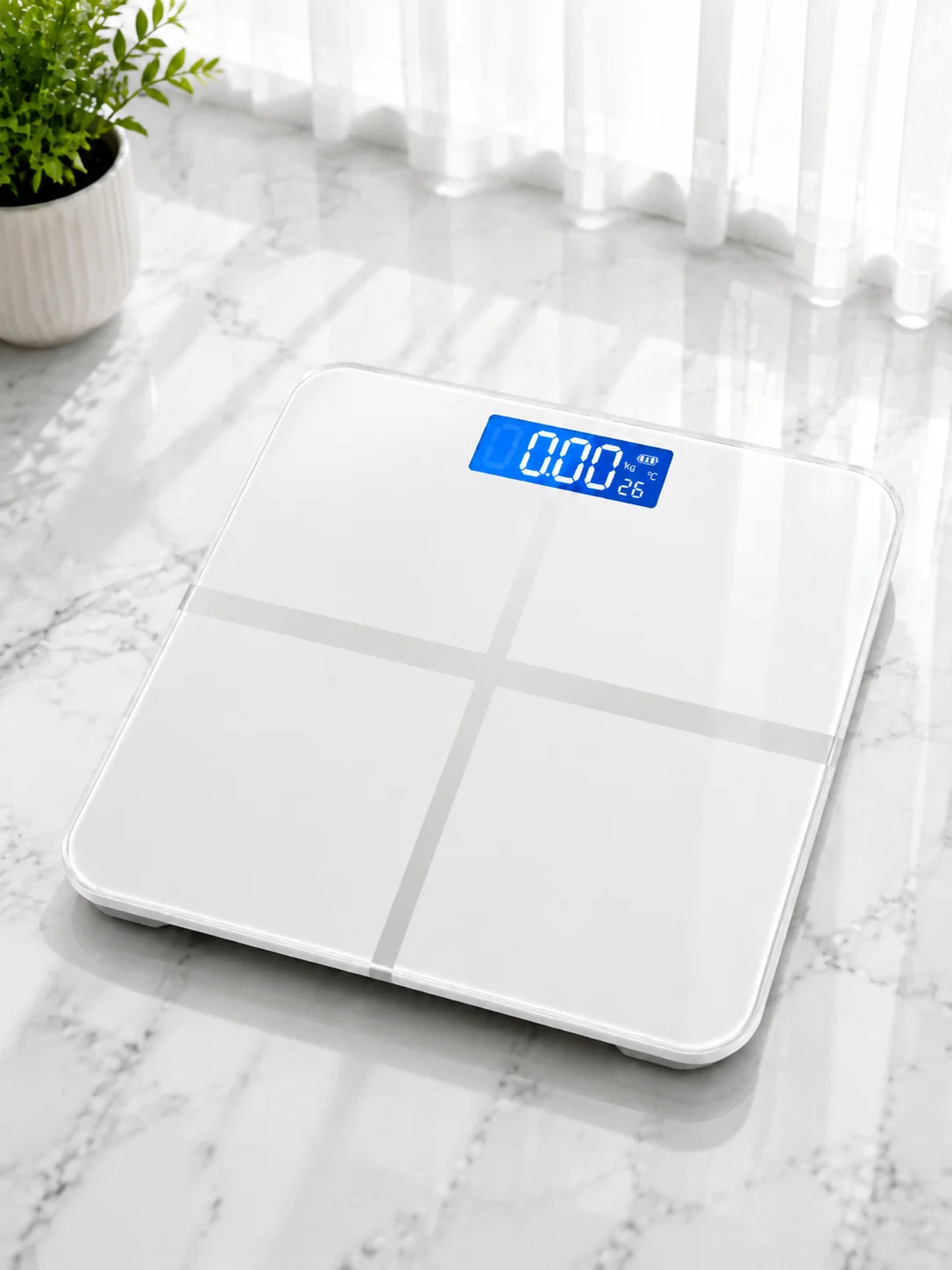 Digital Body Weight Scale - Intelligent digital bathroom scale, Bluetooth connection,