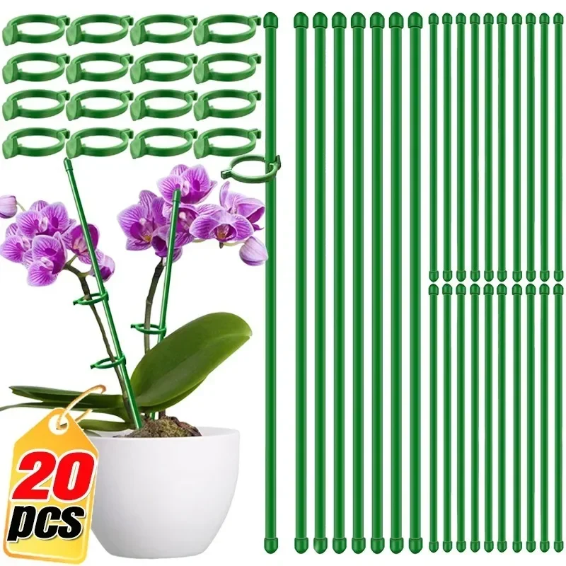 

Регулируемые опоры для растений, садовые колышки, стержни для поддержки стеблей кустарников и цветов, кронштейны для овощей от сдувания, садовые инструменты