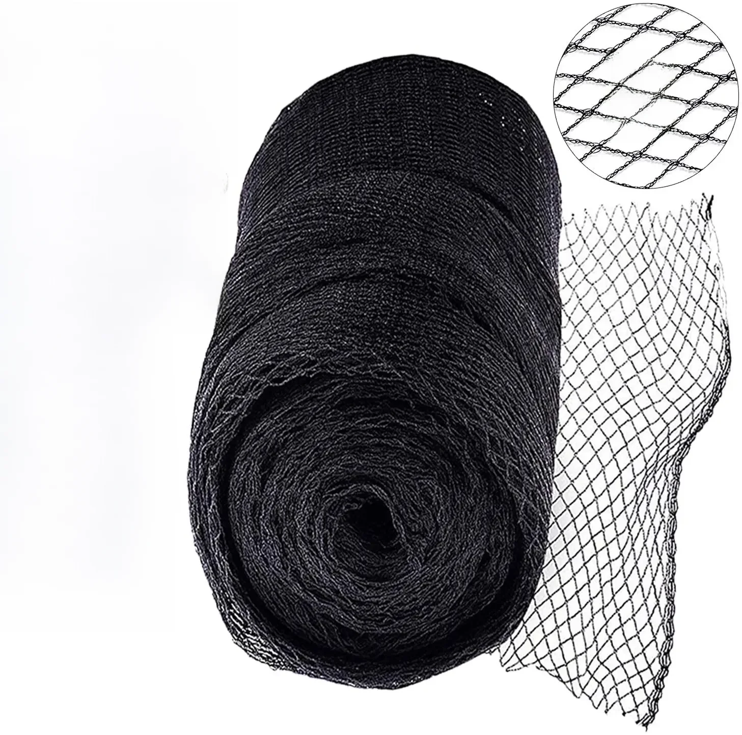 Filet de piscine et d'étang noir rapDuty, écumoire d'étang, couverture d'étang anti-chat Koi, filet anti-feuille, filet anti-oiseaux, protection de jardin