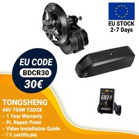 Tongsheng TSDZ8 Ebike kit 48V 750W Engine Torque Sensor Mid Motor With Ebike Lithium 48V 14.5 19.2 17.5 20Ah Battery