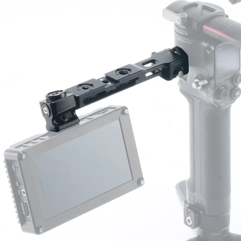 Tilta-TGA-MB Ângulo ajustável Monitor Suporte de montagem, sapato frio, compatível com DJI RS2, RS3