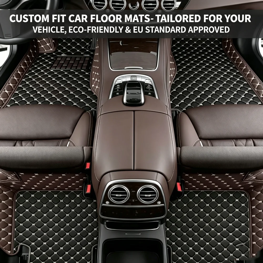 Tapis de sol sur mesure de qualité supérieure pour Ferrari 599 GTB F141 6.0L 2006-2012, 2 places, couverture complète 3D, imperméables, antidérapants, résistants à l'usure, toutes saisons, accessoires intérieurs complets pour voiture