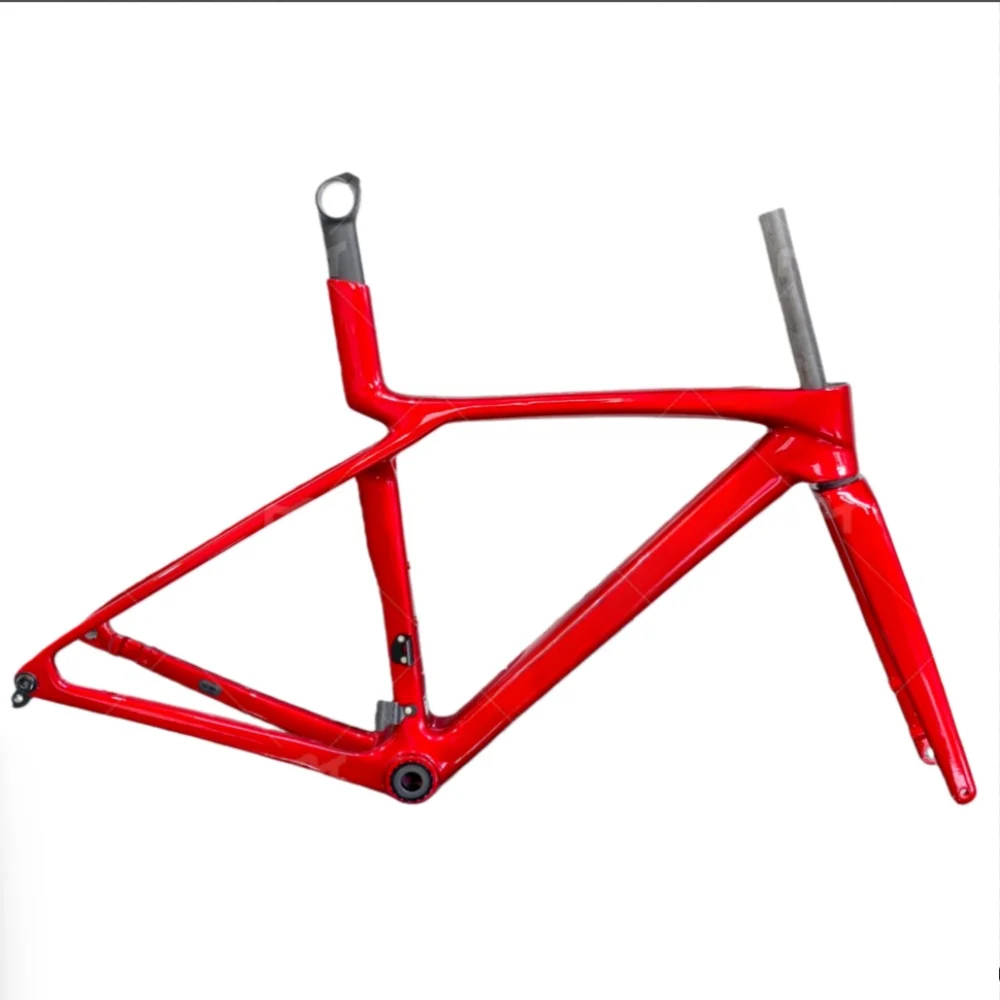 

SLR9 Gen8 Carbon Road Bike Frame Di2/Mechanical Compatible Lightweight Racing Bicycle Frameset Full Internal Routing DPD Red