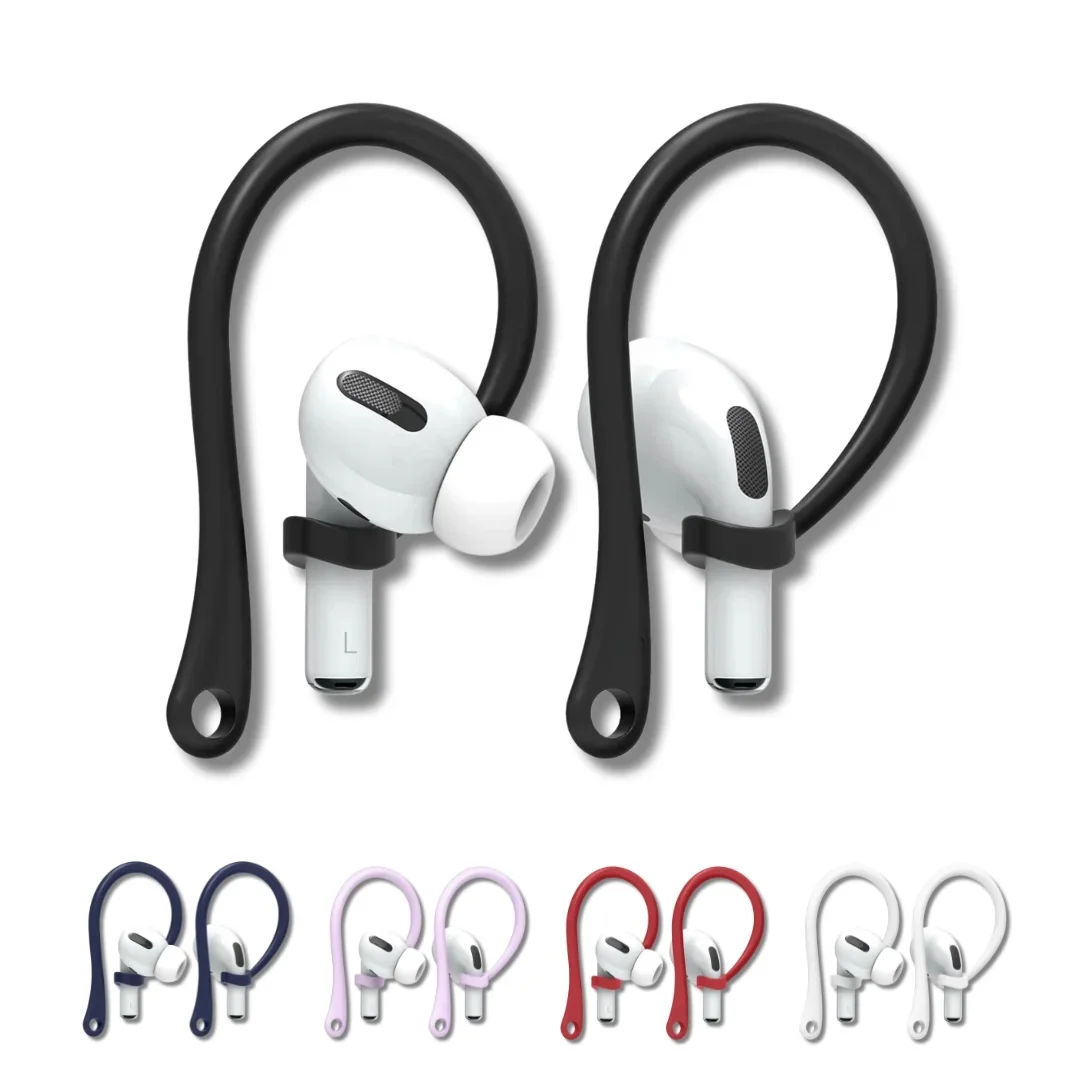 Crochets d'oreille en Silicone Anti-perte pour Apple AirPods Pro/4/3/2/1, accessoires de sport, Anti-transpiration, ajustement sécurisé, YOUTRADE