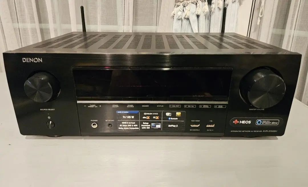 

AWLY.NEW Denon AVR-X3800H 9.4-Ch Receiver - 8K UHD Home Theater AVR (105W X 9) with Built-in Bluetooth, Wi-Fi & HEOS Multi-Room