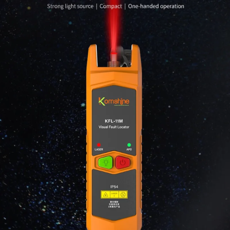 Imagem -06 - Komshine Kfl11m Localizador Visual de Falhas 10mw 20mw 30mw Vfl Fibra Óptica Laser Vermelho Luzes Led 2.5 mm Universal Ftth 100 Novo