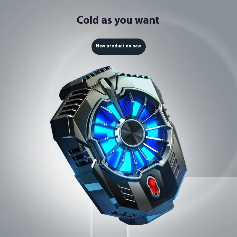 2025 New Adjustable Semiconductor Phone Cooler Live Special Back Clip Silent Cooling Artifact Live Phone Gear Cooler Radiator