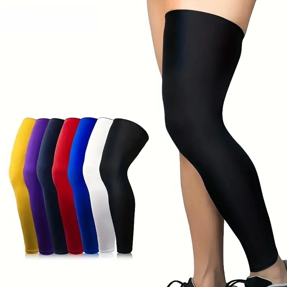 AliExpress FAATTQQ 1Pcs Full Leg Compression Sleeve for Women Men Long Knee Braces Support Protector for Running Cycling Basketball Sport Arthritis