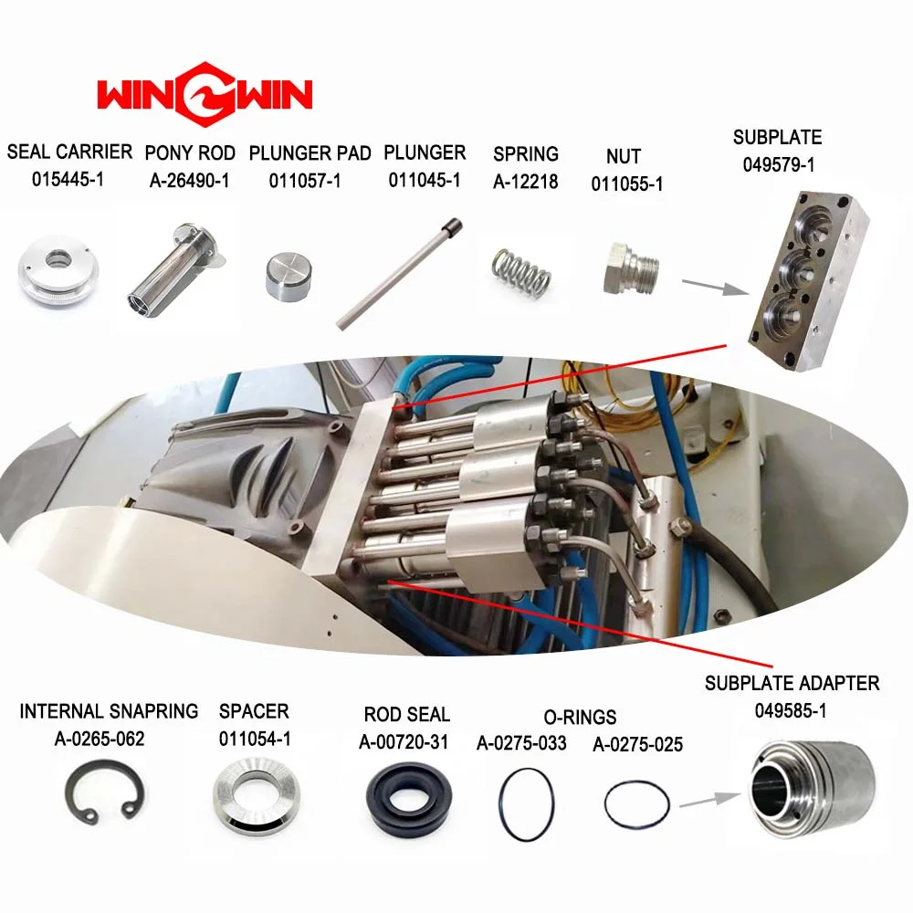 Waterjet End Cap  049581-1 for Direct Drive Pump Water Jet Cutting Machine System