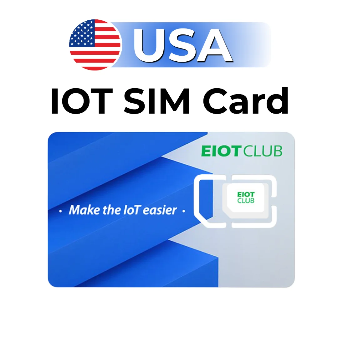 USA IOT SlM Card AT&T, T-Mobile and Verizon Cellular Data-Only SlM Card M2M SIM For Security Camera Trackers POC Radio