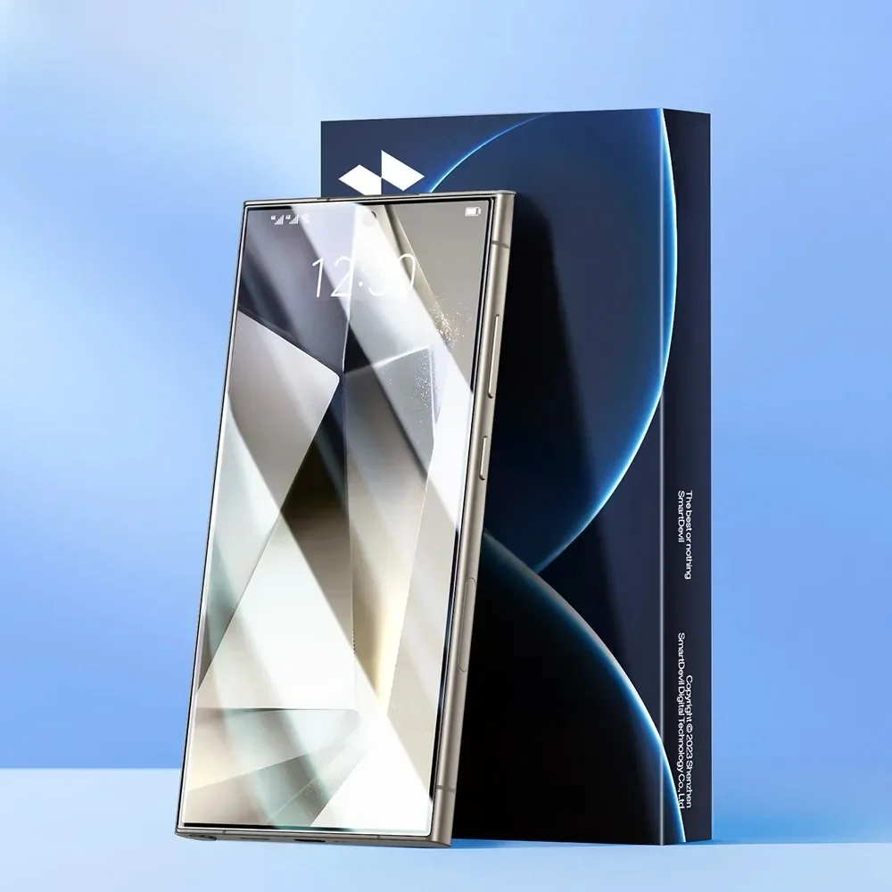 SmartDevil Screen Protector do Samsunga S25 Ultra S25Plus S25 HD, folia ochronna z pełnym klejem, miękka folia hydrożelowa do Samsunga S24 Ultra, przezroczysta. — zdjęcie produktu 6