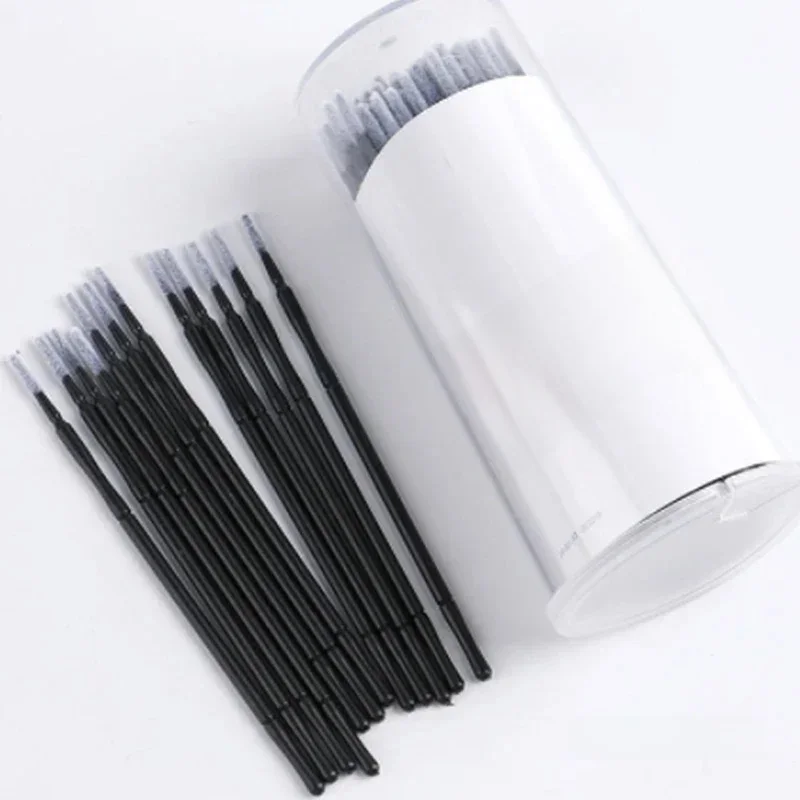 100 sztuk/beczka makijaż szczoteczki do rzęs Microbrush Mini szczoteczki przedłużenie jednorazowy aplikator różdżka aplikatory pędzle do tuszu do rzęs — zdjęcie 2