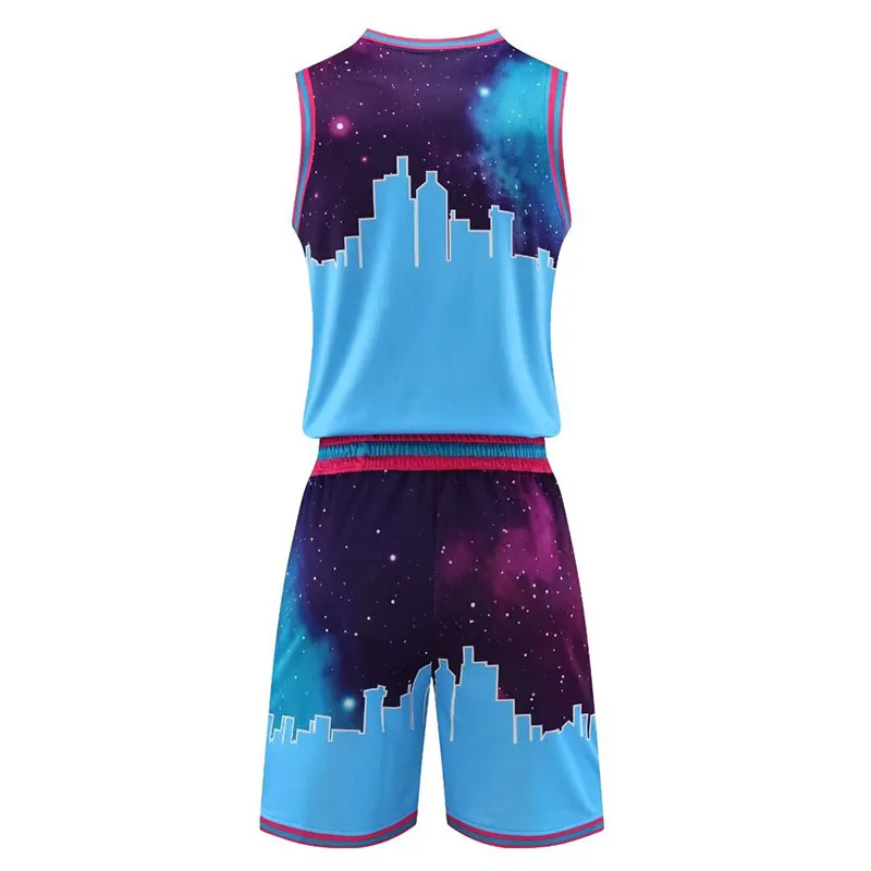 Basketball Vest And Shorts Mesh Quick Dry Wholesale Blank Basketball Jerseys Suits For Men Kids Sublimation Custom Uniform