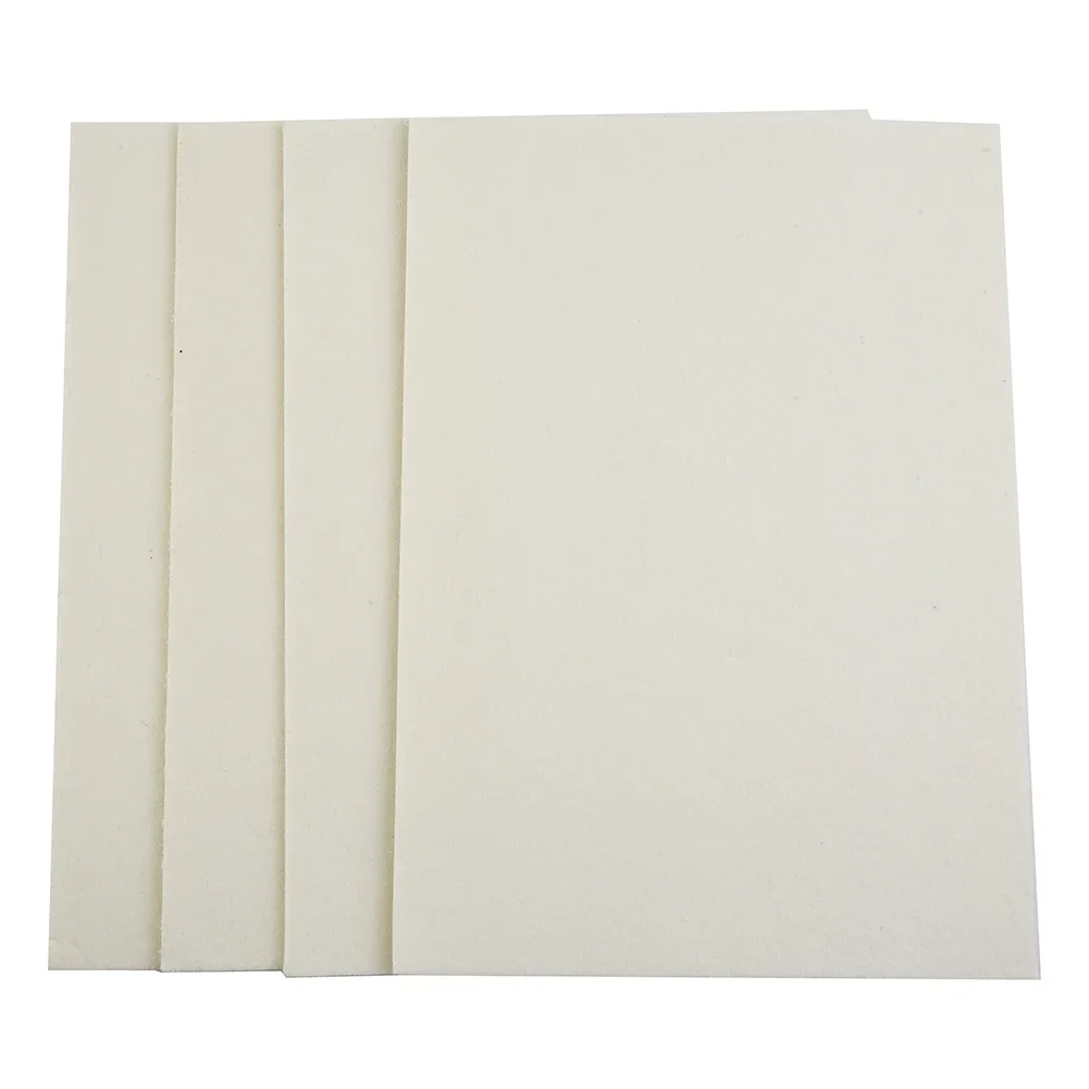 2/4Pcs A4 3mm Chimney Glass Gasket Exhaust Pipe Oven Sealing Material Ceramic Fiber Wood Burner Doors Gasket 210mm×297mm