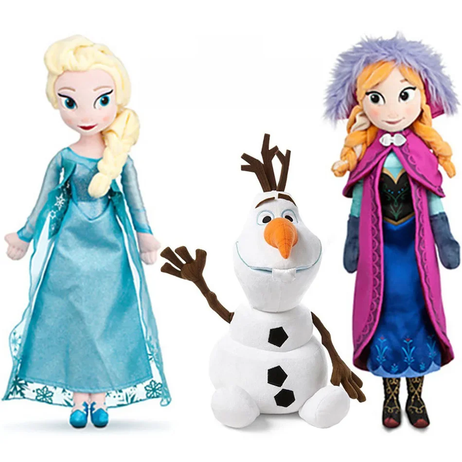 40 CM Gefrorene Anna Elsa Puppen Schneekönigin Prinzessin Anna Elsa Puppe Spielzeug Gefüllte Gefrorene Plüsch Kinder Spielzeug Geburtstag Weihnachten Geschenk