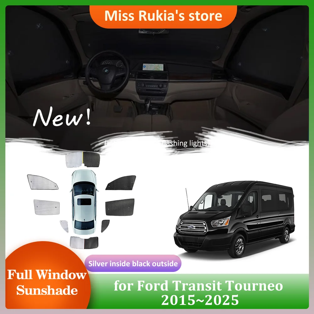 

Солнцезащитные козырьки для Ford Transit Tourneo 2015~2025, солнцезащитные козырьки для окон автомобиля, шторки для лобового стекла, коврики, аксессуары