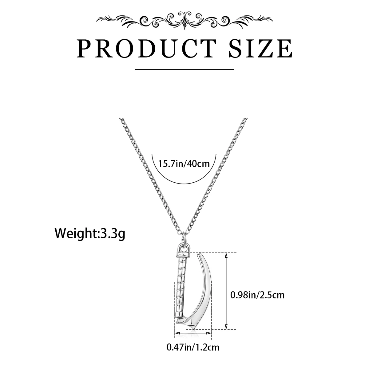 Catuni Laryngoscope Pendant Necklaces for Doctors Fashion Medical Collar Jewelry Gifts for Women Men