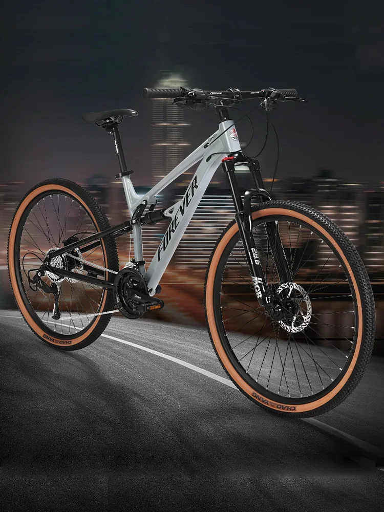 AliExpress Aluminum Alloy Soft Tail Mountain Bike, Variable Speed, Racing Car, Dual Shock Absorption, Oil Disc,